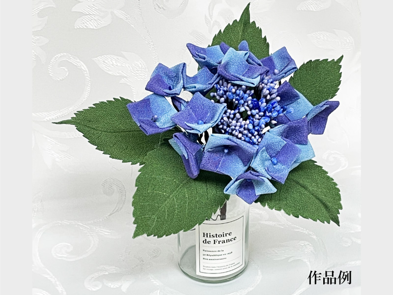 つまみ細工＊パーツ＊6月＊紫陽花＊てるてる坊主＊傘＊アレンジ
