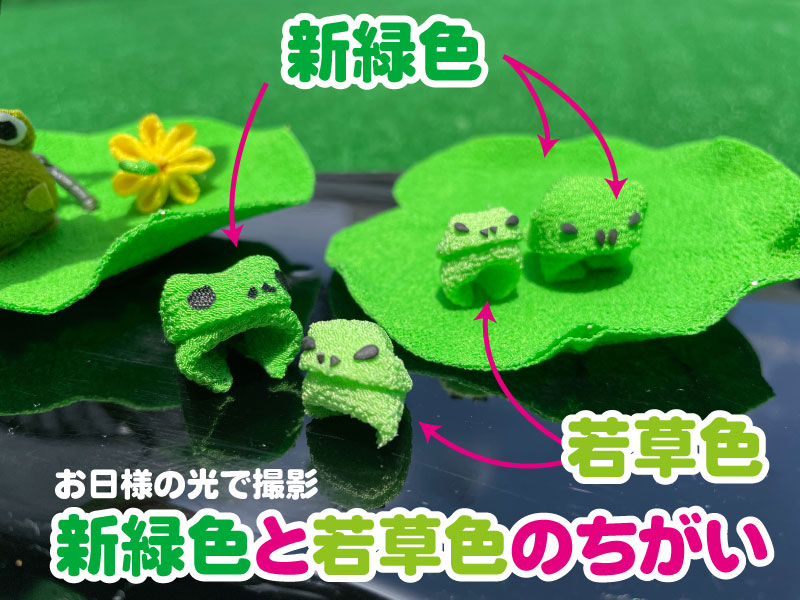 一越無地のカエル色