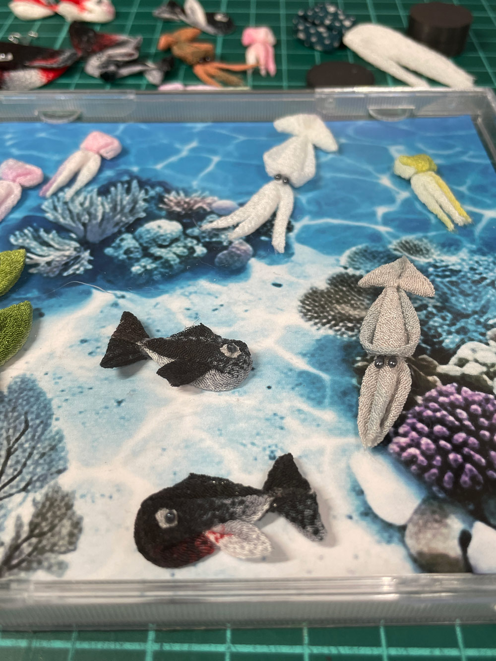 ちりめん細工の海の生き物2