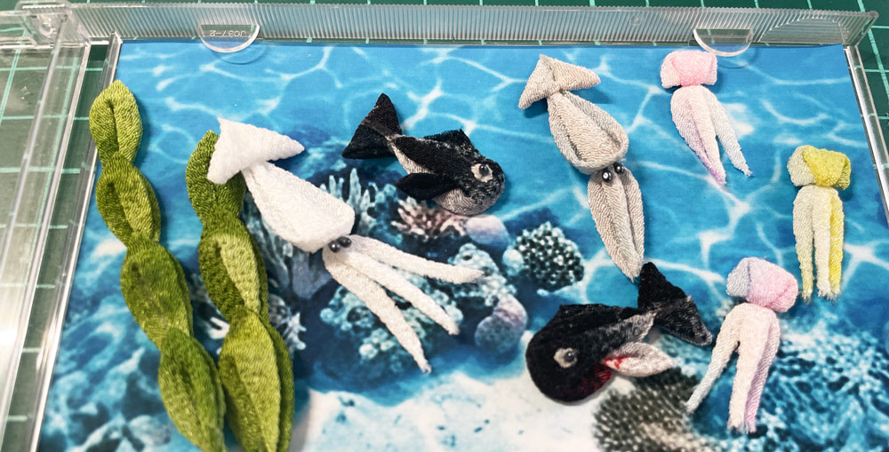 磁石で動く海の生き物